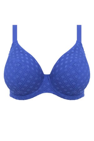 +size crochet beugel bikinitop Bazaruto blauw