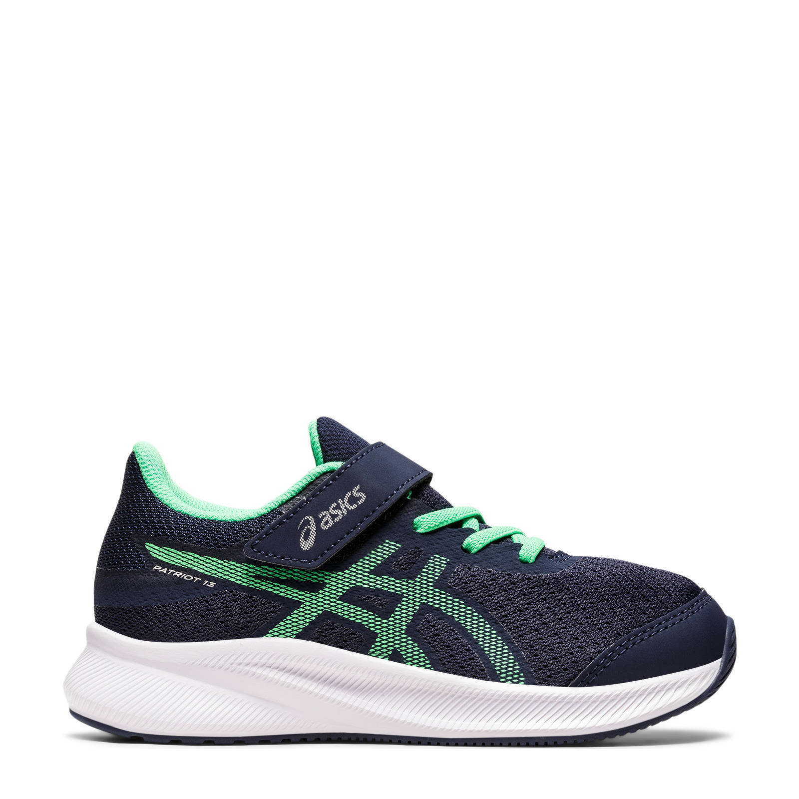 ASICS hardloopschoen donkerblauw/mintgroen kids | wehkamp