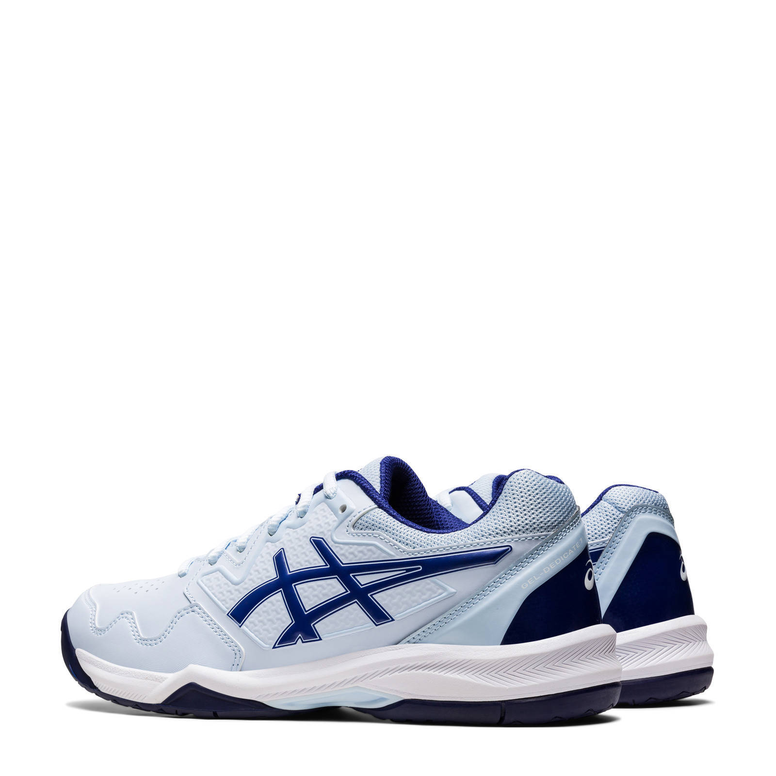 ASICS Gel-Dedicate 7 tennisschoenen lichtblauw/wit | wehkamp