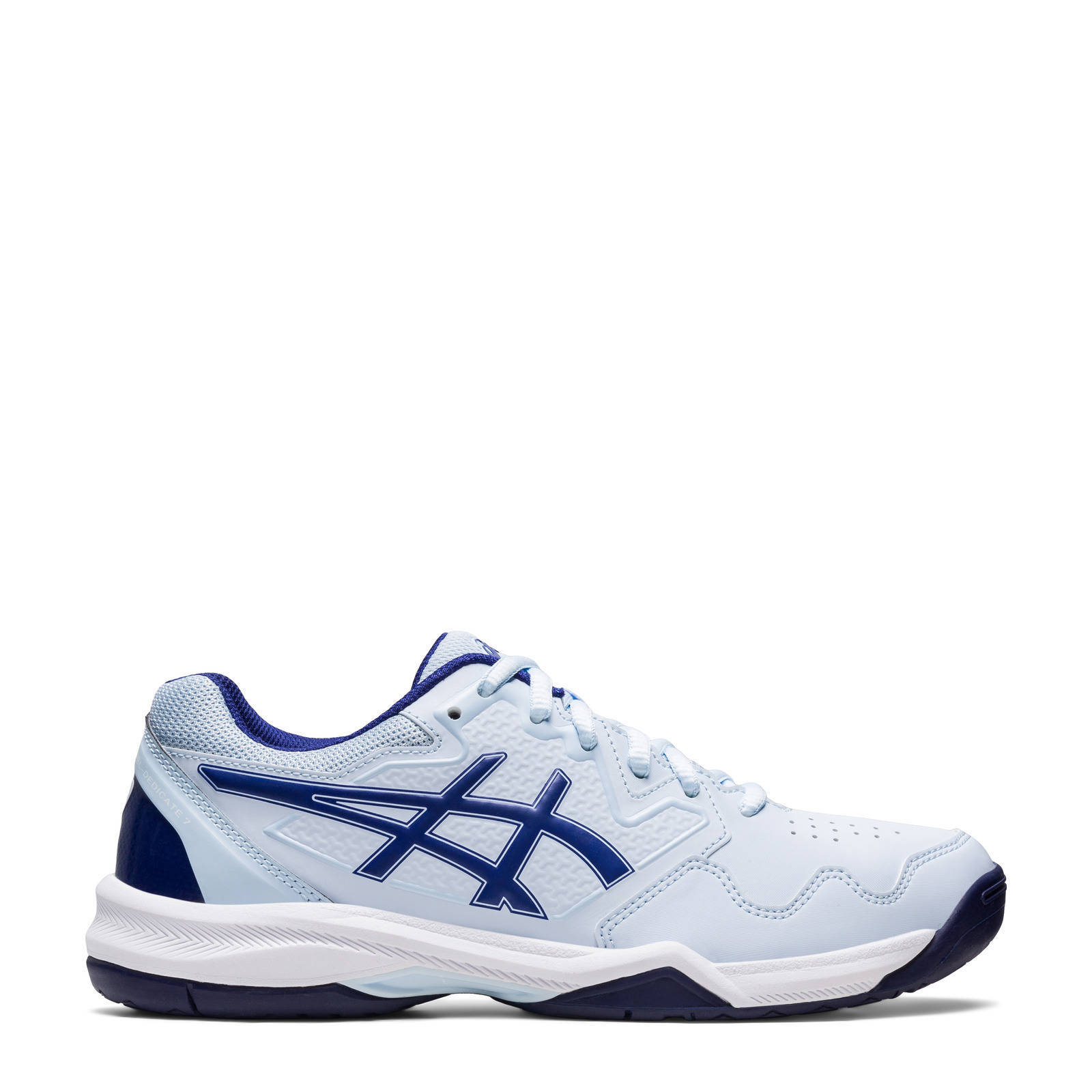 ASICS Gel-Dedicate 7 tennisschoenen lichtblauw/wit | wehkamp