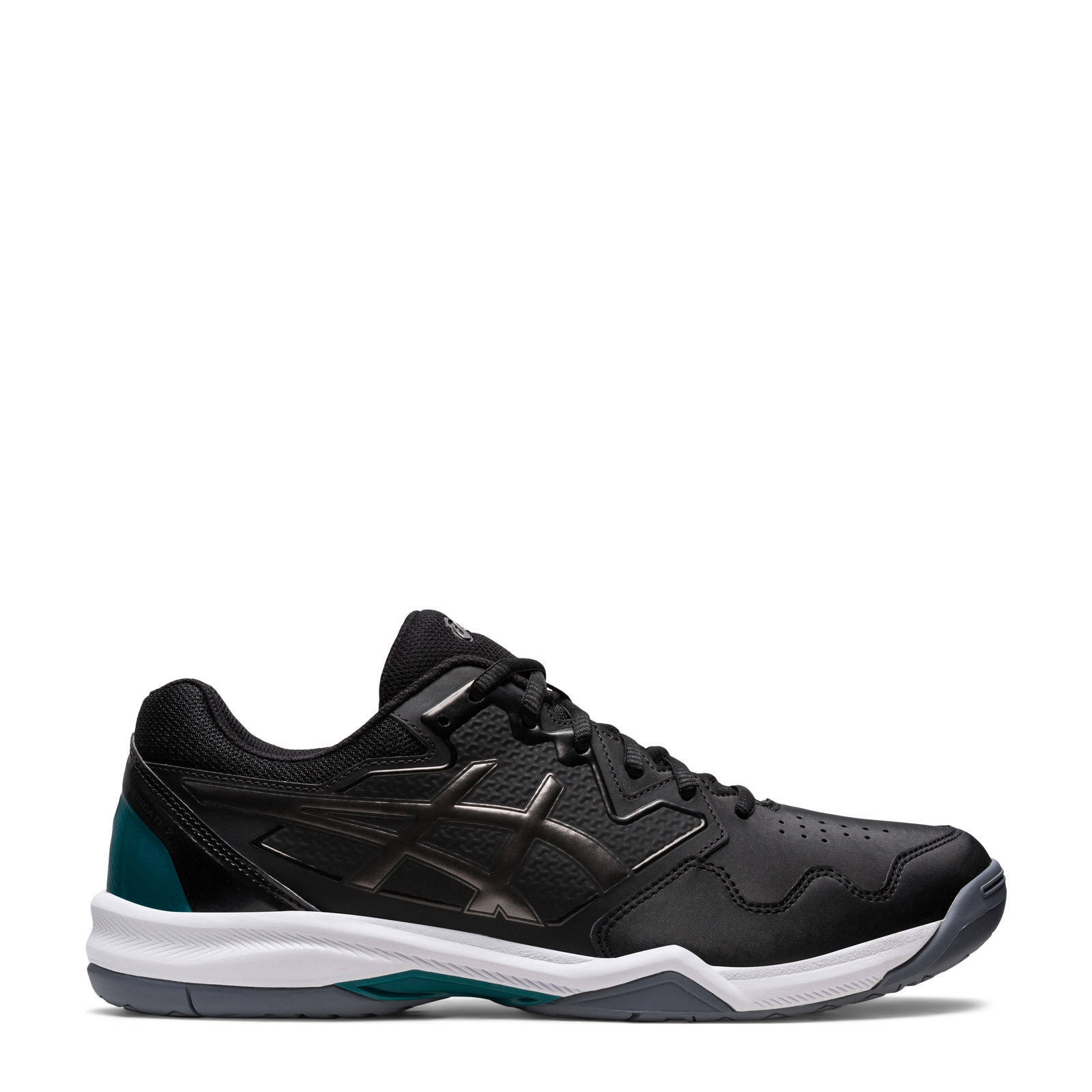 ASICS Gel-Dedicate 7 tennisschoenen zwart/grijs | wehkamp