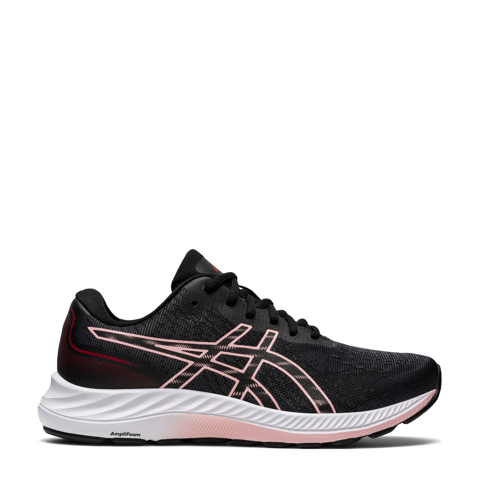 ASICS Gel-Excite 9 hardloopschoenen zwart/roze | wehkamp
