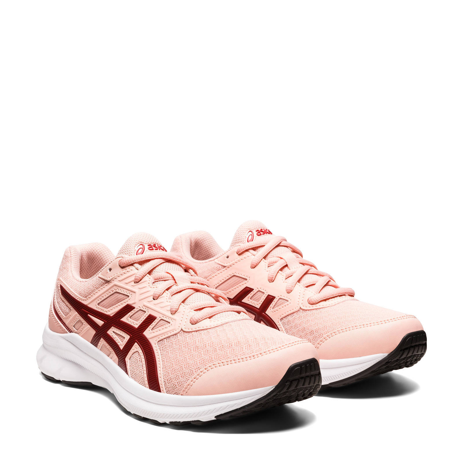 ASICS Jolt 3 hardloopschoenen lichtroze/wit/donkerrood | wehkamp