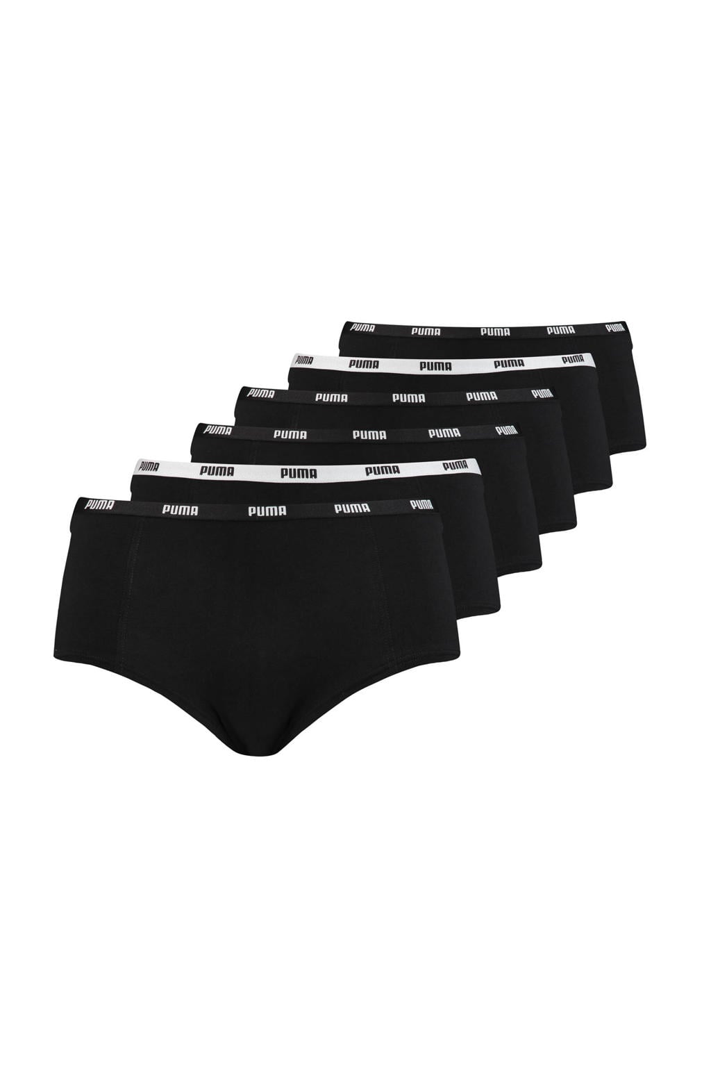 Puma boxershort (set van 6) zwart