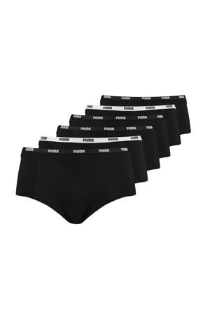 short (set van 6) zwart