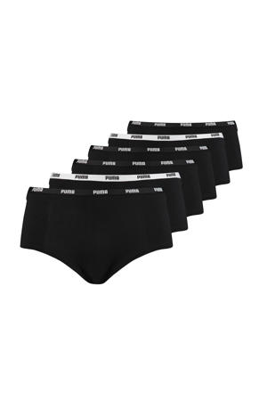 short (set van 6) zwart