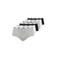 Puma hipster (set van 6) grijs/wit/zwart
