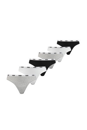 string (set van 6) grijs/wit/zwart