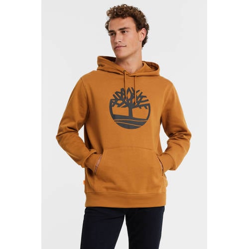 Timberland hoodie met logo cognac afbeelding