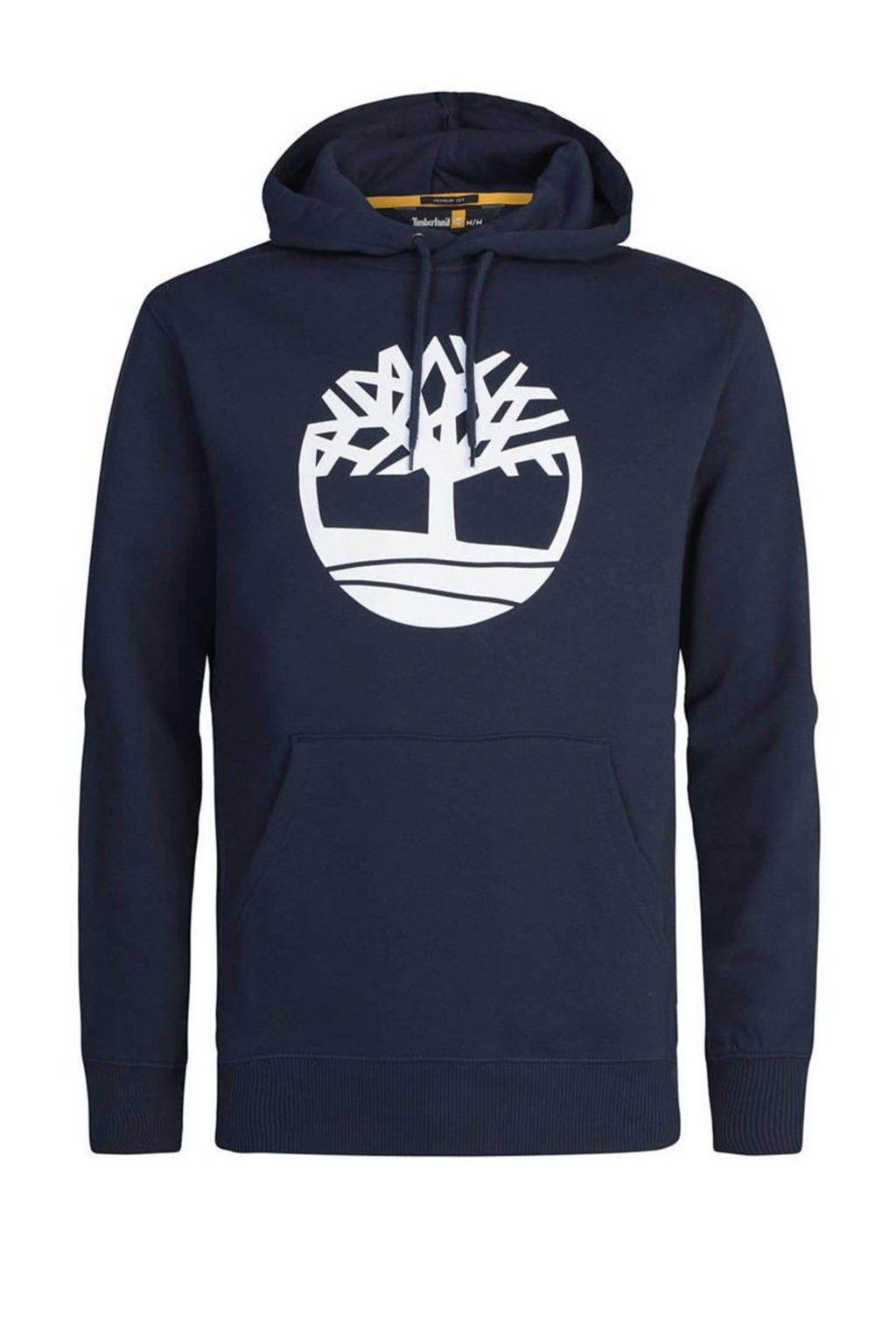 Timberland hoodie met logo donkerblauw