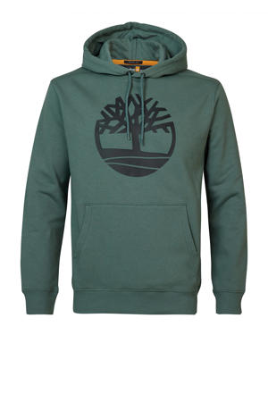hoodie met logo groen