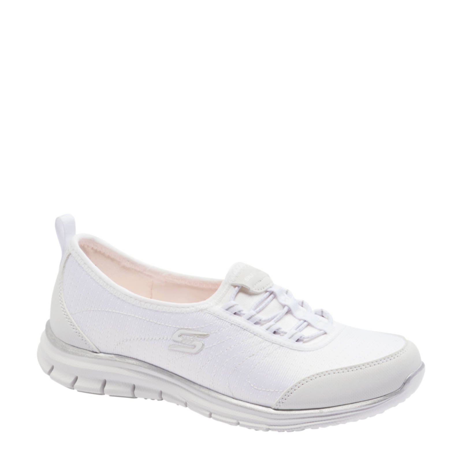 Witte skechers dames outlet instappers