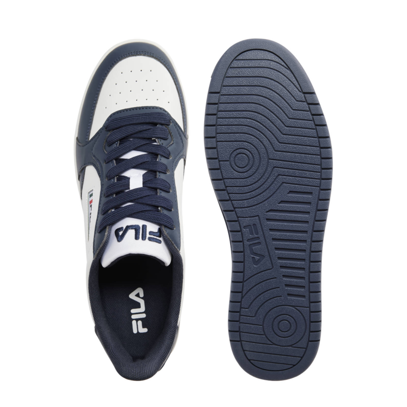 Fila sneakers donkerblauw/wit | wehkamp