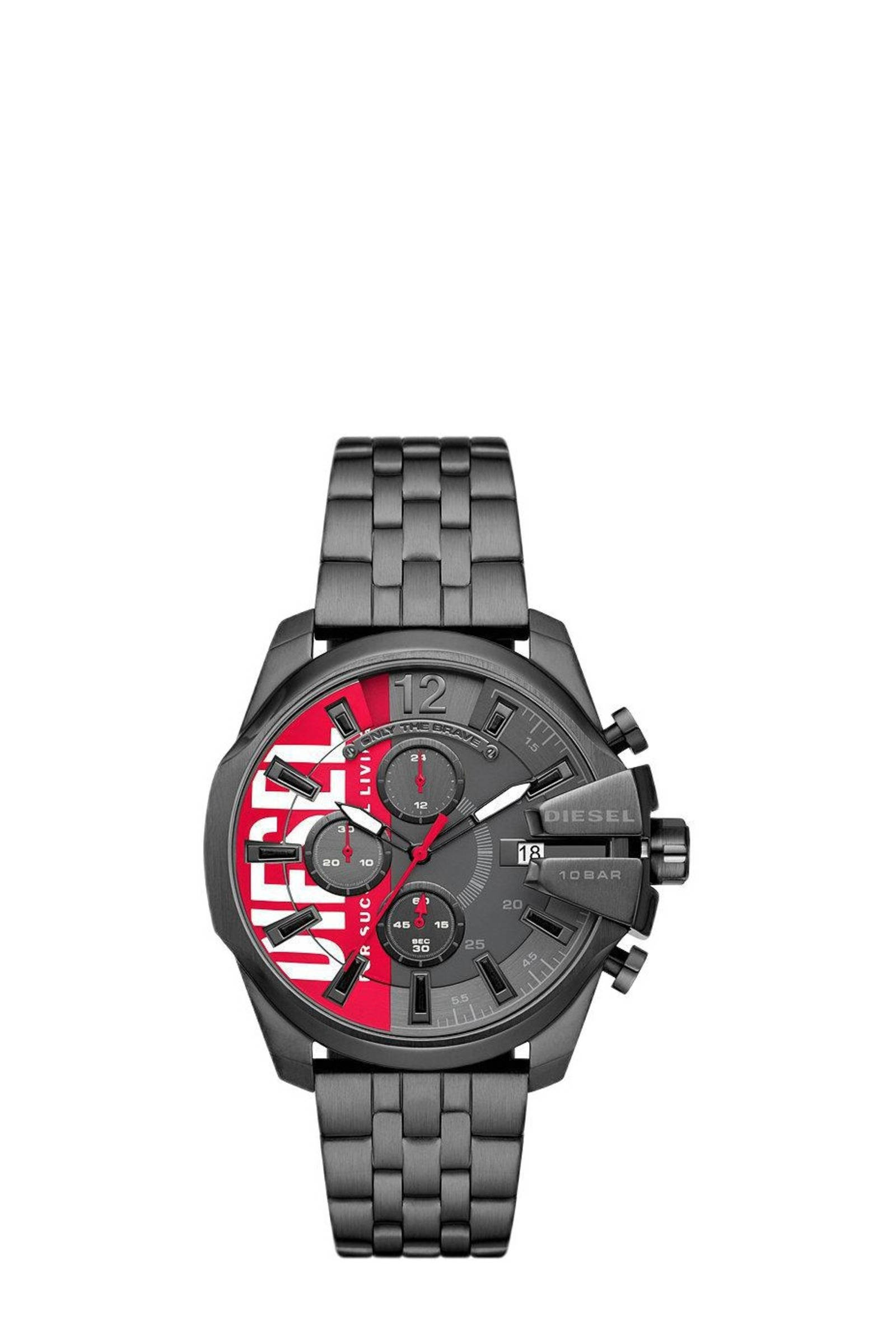 Diesel Horloge DZ4600 Baby Chief staalgrijs | wehkamp