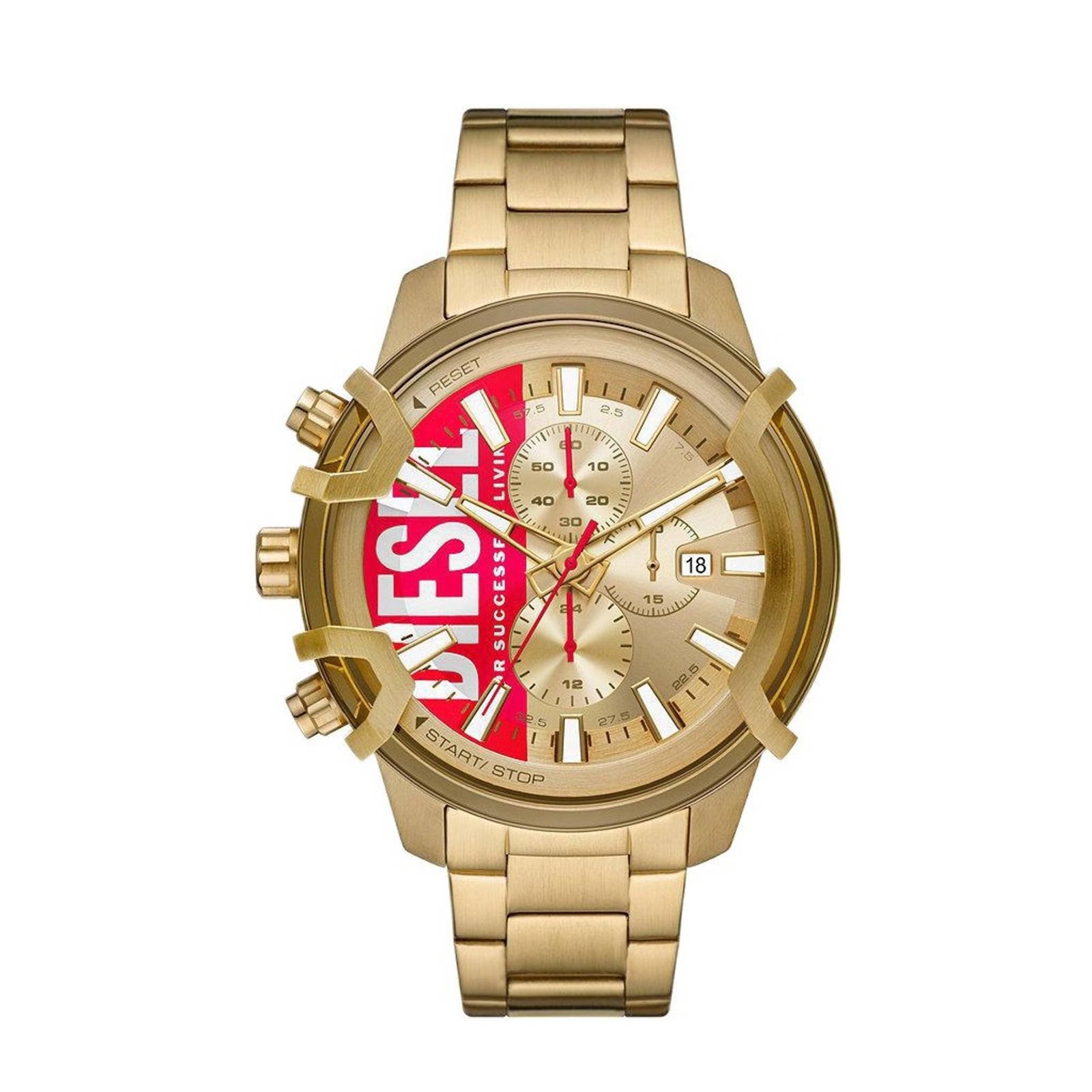 Rode discount diesel horloge