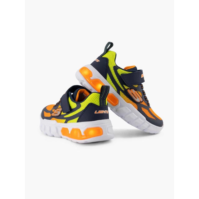 Vaarwel voorspelling Strikt Skechers sneakers met lichtjes donkerblauw/oranje | wehkamp