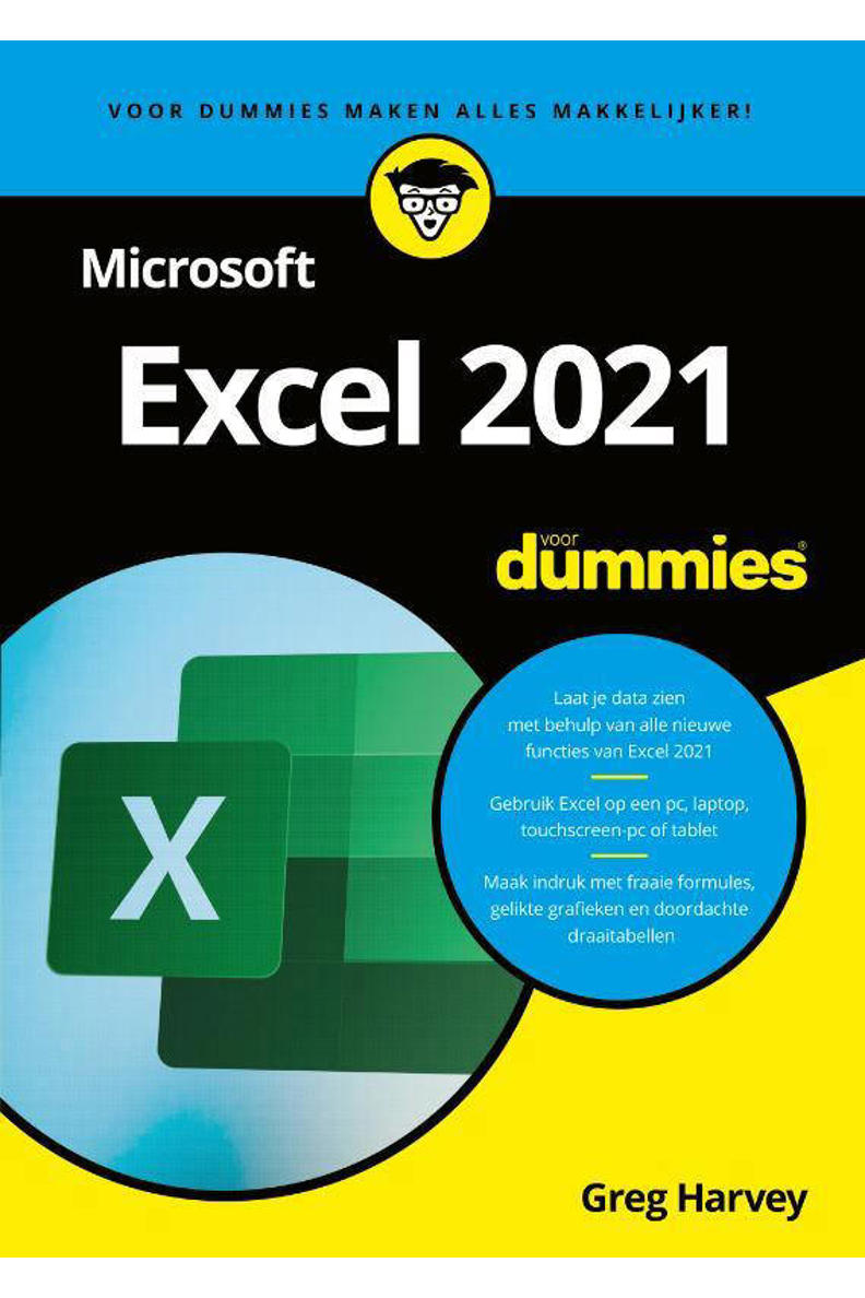 Greg Harvey Voor Dummies Microsoft Excel 2021 voor Dummies wehkamp
