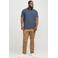 JACK & JONES PLUS SIZE regular polo blauw