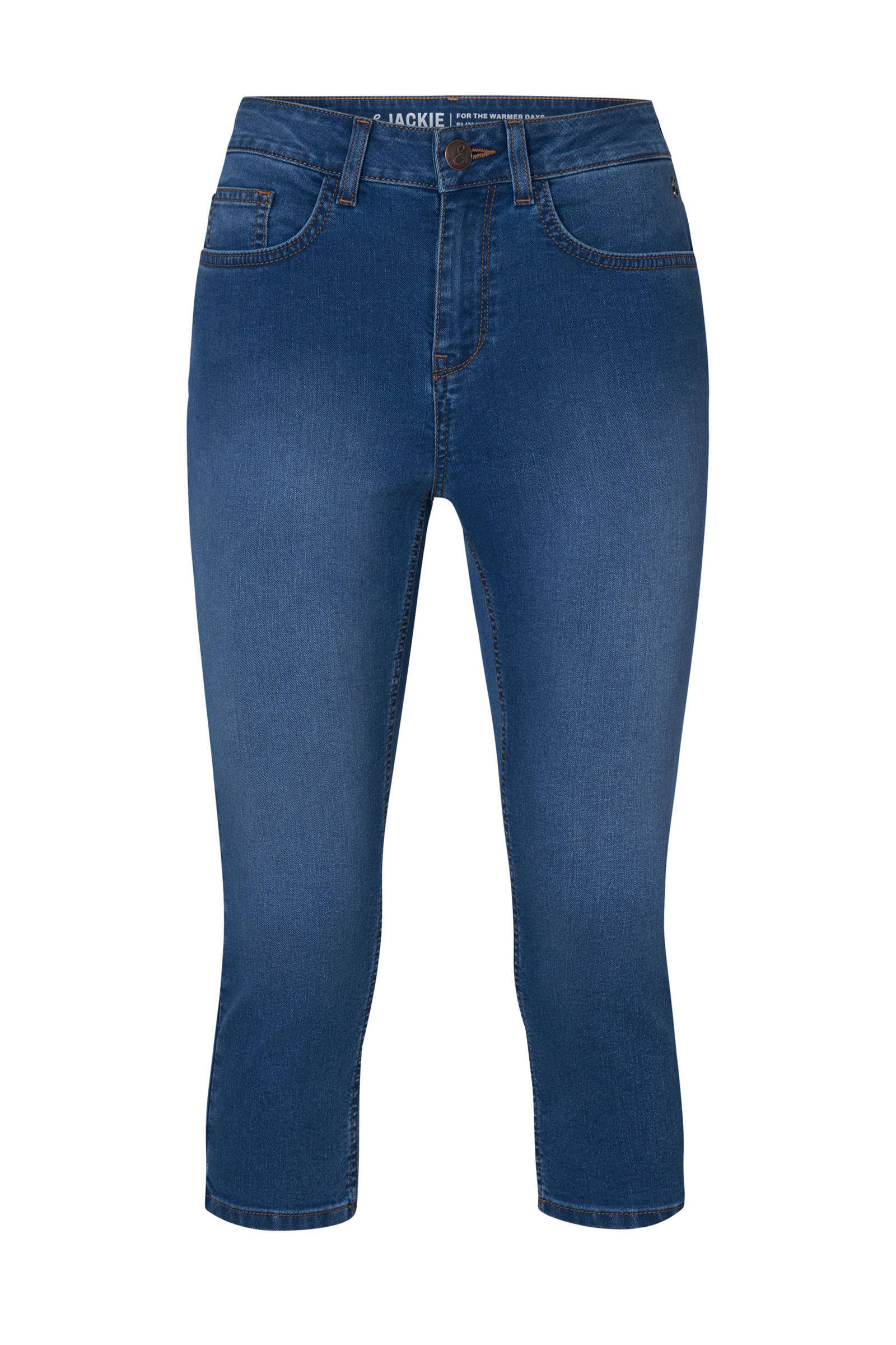 Miss Etam slim fit capri jeans Jackie medium denim | wehkamp