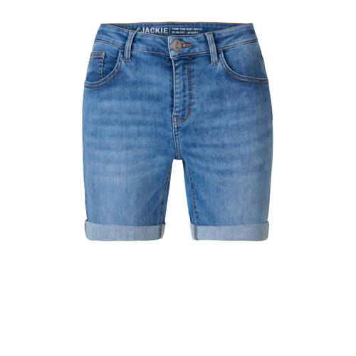 Miss Etam slim fit jeans short Jackie 550 medium denim