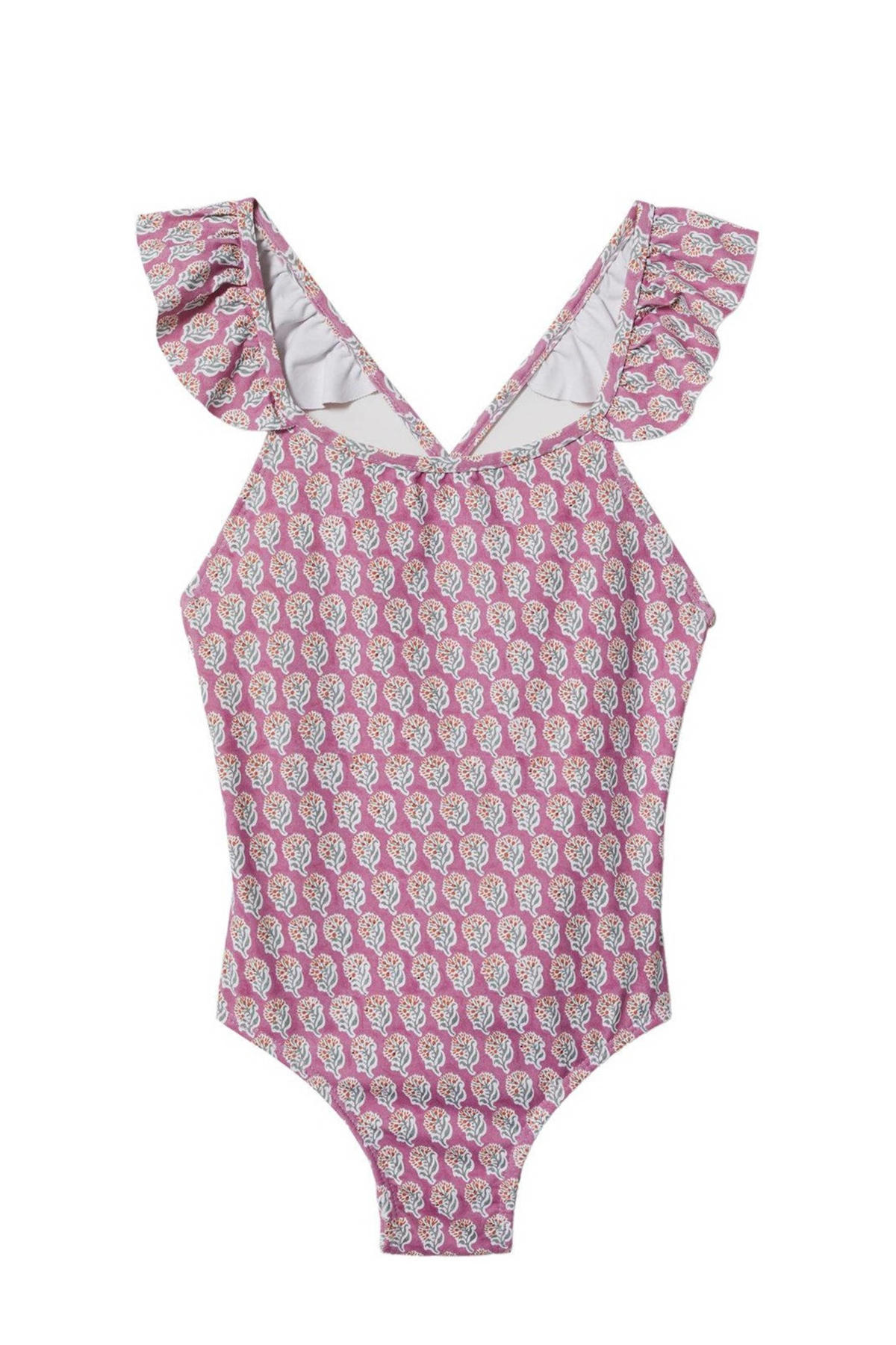 United Labels Gabby's Dollhouse Badpak voor meisjes met ruches, roze, zwempak voor kinderen, badmode, roze, 98-104