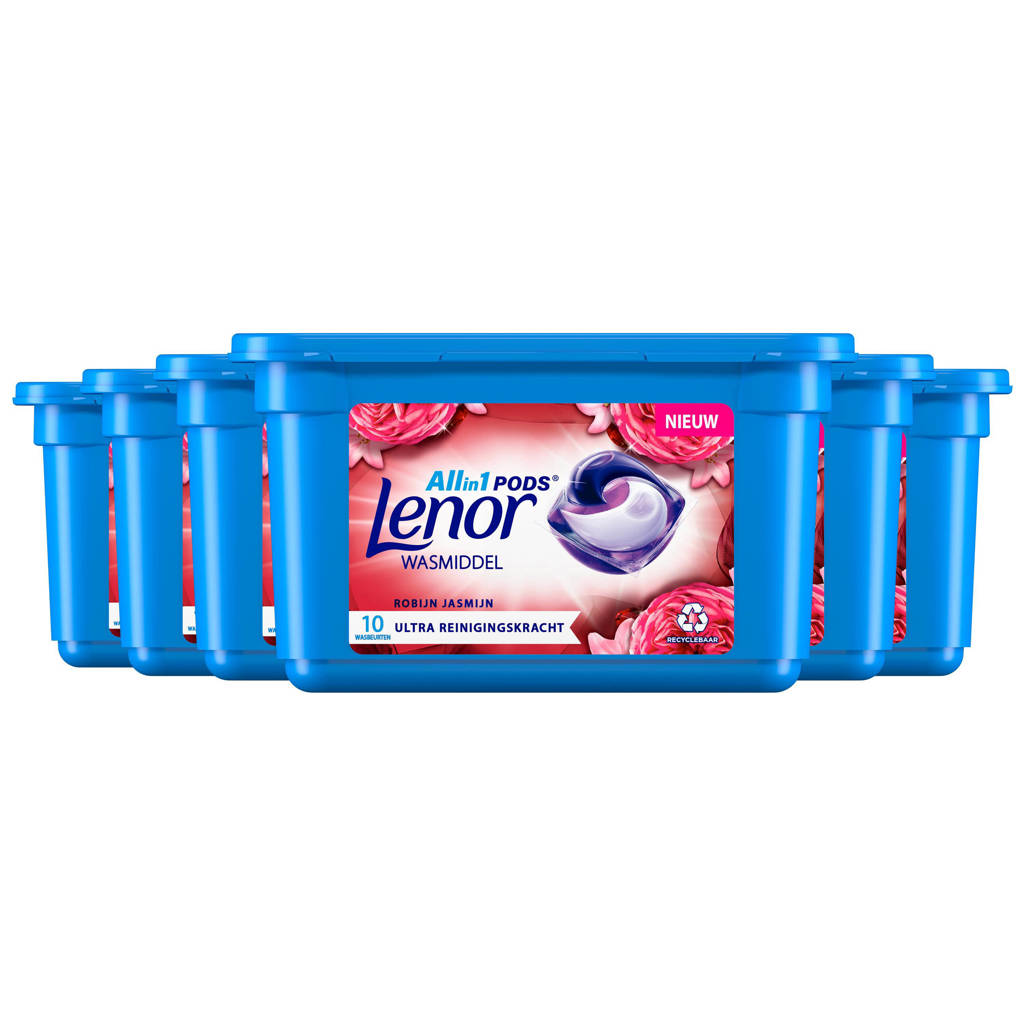 Lenor All-in-1 Pods wascapsules Ruby Jasmine - 10 wasbeurten