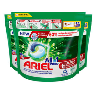 Wehkamp Ariel All-in-1 Pods wasmiddelcapsules Ultra Détachant - 3 x 35 wasbeurten - voordeelverpakking - 105 wasbeurten aanbieding