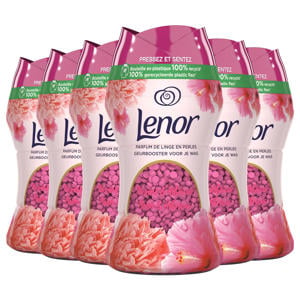 Wehkamp Lenor In-Wash Pioenroos en hibiscus geurparels - 6 x 140 gram aanbieding