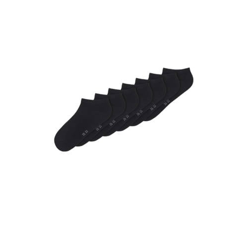 NAME IT KIDS sneakersokken NKNANCLE - set van 7 zwart afbeelding