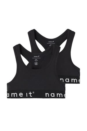 bh top - zwart (set van 2)