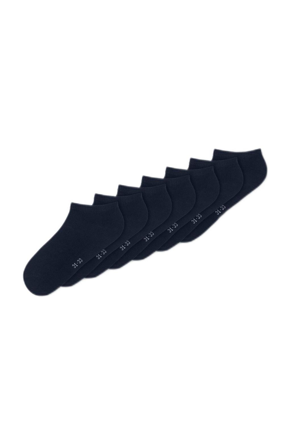 NAME IT KIDS sneakersokken NKNANCLE - donkerblauw (set van 7)