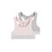 NAME IT KIDS bh top - lichtroze/grijs melange (set van 2)