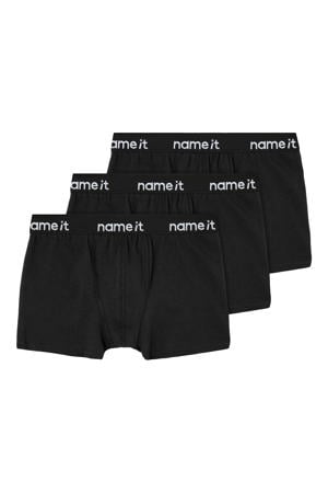 boxershort NKMBOXER - zwart (set van 3)
