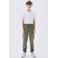 NAME IT KIDS regular fit joggingbroek NKMSWEAT donkergroen