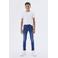 NAME IT KIDS slim fit jeans NKMTHEO dark blue denim
