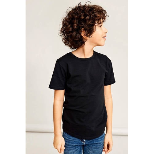 NAME IT KIDS T-shirt - set van 2 zwart afbeelding