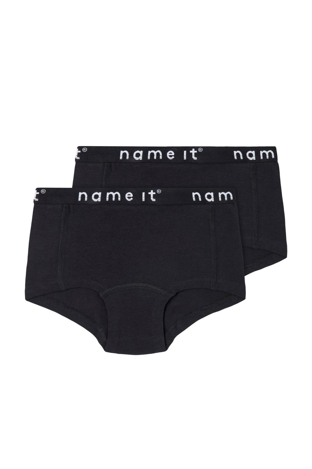 NAME IT KIDS hipster NKFHIPSTER - lichtgroen/zwart (set van 2)