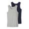 NAME IT KIDS hemd NKMTANK - grijs melange/donkerblauw (set van 2)