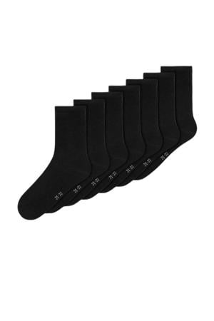 sokken NKNSOCK - set van 7 zwart