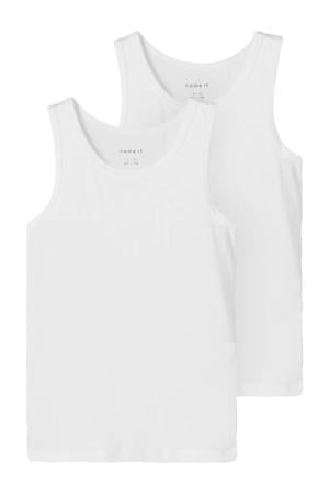 hemd NKMTANK - set van 2 wit