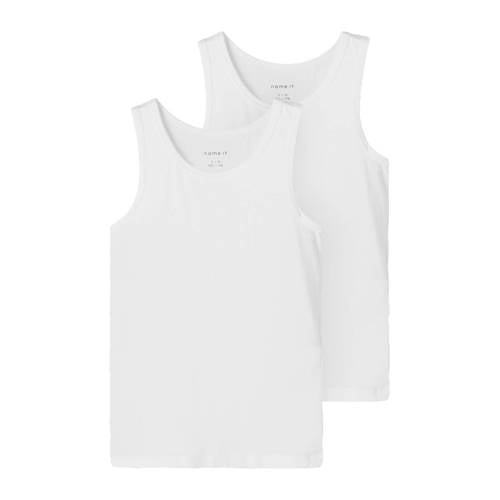 NAME IT KIDS hemd NKMTANK - set van 2 wit afbeelding