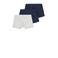 NAME IT KIDS boxershort - grijs melange/donkerblauw (set van 3)