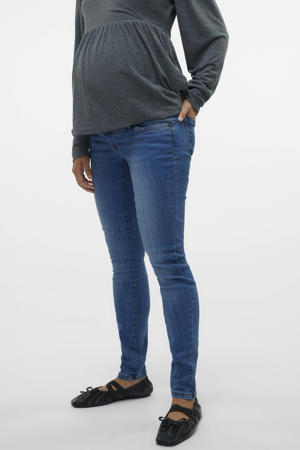 slim fit zwangerschapsjeans MLMILA medium blue denim