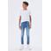 NAME IT KIDS skinny jeans NKMPETE medium blue denim
