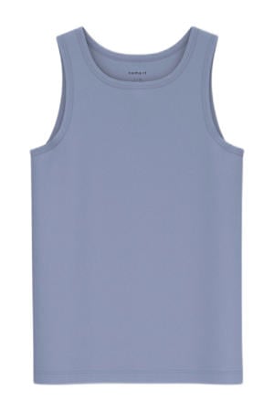 NKMTANK hemd - set van 2 grijsblauw/blauw