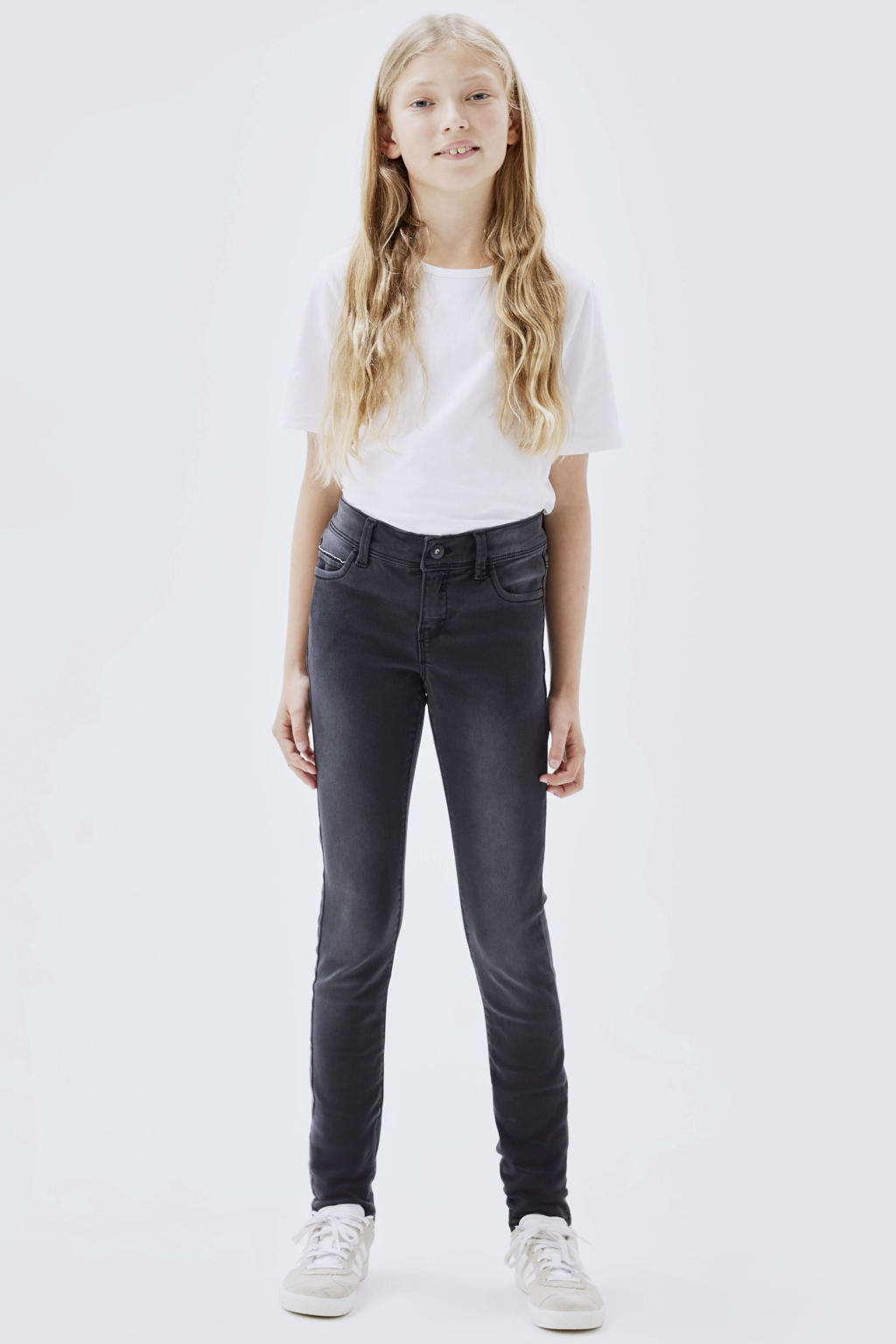 NAME IT KIDS skinny jeans NKFPOLLY black denim