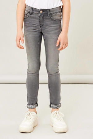 skinny jog denim NKFPOLLY medium grey denim