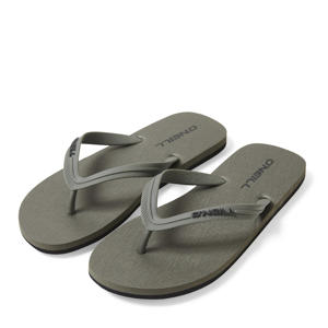 Profile Small Logo Sandals teenslippers donkergroen