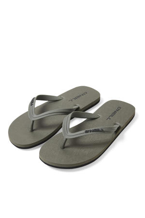 Profile Small Logo Sandals teenslippers donkergroen