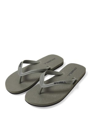 Profile Small Logo Sandals teenslippers donkergroen
